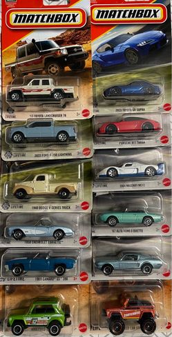 Matchbox 12Cars 1:64 Scale Diecast