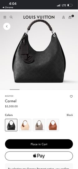 Louis Vuitton, Black Handbag and Wallet