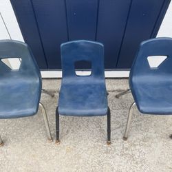 3 Kid’s Chairs. 14"