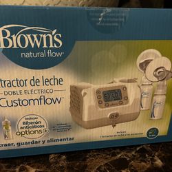 Dr. Brown's Custom Flow Hospital Strength Double Electric Breast Pump with Adjustable Settings