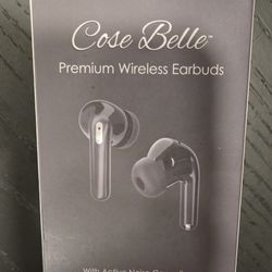 Premium wireless  noise canceling earbuds. 
