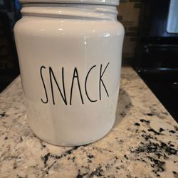 Rae Dunn Snack Canister