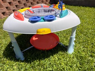 nfantino 3-in-1 Sit, Play & Go Let’s Make Music Entertainer & Play Table