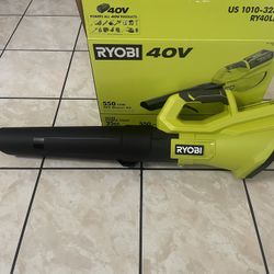 RYOBI 40V 120 MPH 550 CFM Cordless Battery Leaf Blower(Tool Only)