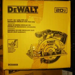 Dewalt new 61/2” circular saw 20v brushless