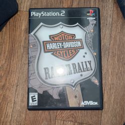 Motor Harley-Davidson Cycle Race To The Rally Ps2 