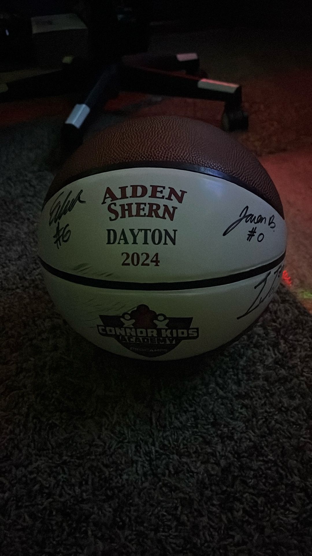 Signed University Of Dayton Basketball