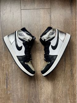 Jordan 1 High Retro Silver Toe Womens Size 11/ Mens Size 9.5