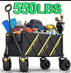Heavy Duty Foldable Wagon 550 Lb