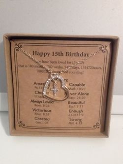 ESPVO happy birthday necklace.