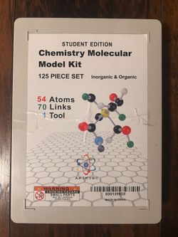 Chemistry molecular model kit, 125 pieces (by Ariktec)