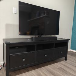 Ikea Hemnes TV Stand w/ storage Black Brown