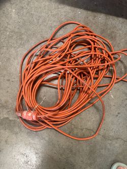 Heavy Duty Orange Extension Cord