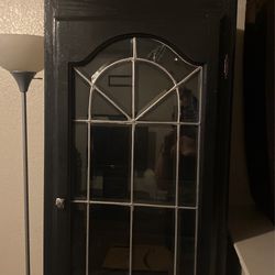 OBO /Two 6ft Cabinets With Glass Shelves,drawer, & Bottom Cabinet