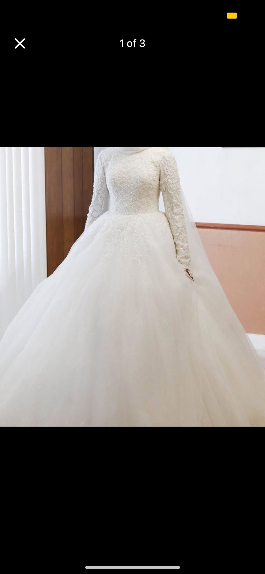 Jenna In white bridal Gown