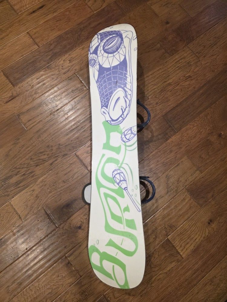 Burton Snowboard And Bindings 