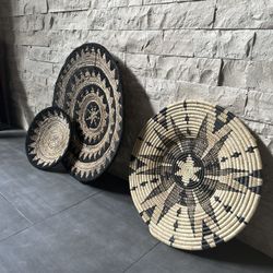 Woven Disc Wall Art - Set of 3 from World Market!