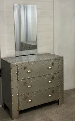 French Industrial-style silver dressers 2