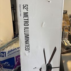 Hinkley 52” Metro Illuminated Ceiling Fan – Brand New