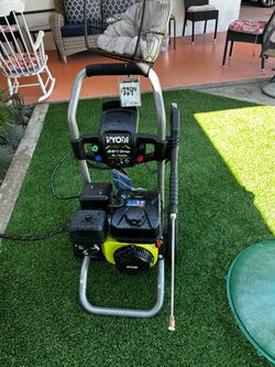 New ryobi 2900 psi gas pressure washer. Try before you buy. Pickup only.