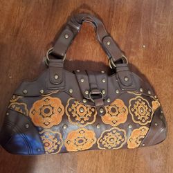 New York And Company Brown And Tan Purse