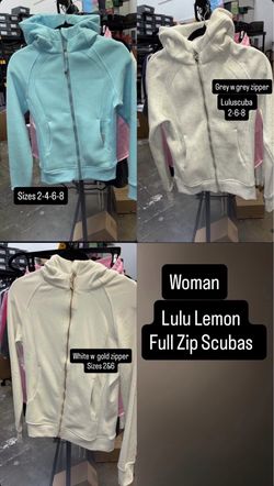 Lululemon Full Zip Scubas