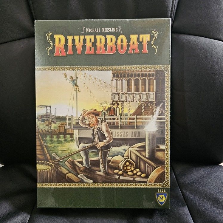 Brand new❗️Riverboat Board Game By Michael Kiesling - SEALED