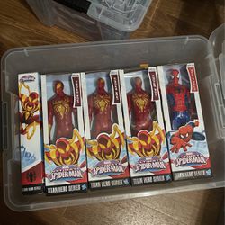 12” Action Figures Iron Man Spider Man Power Rangers Wolverine Hulk Black Panther Captain America