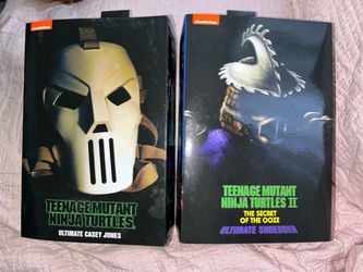 Neca teenage mutant ninja turles casey jones and shredder