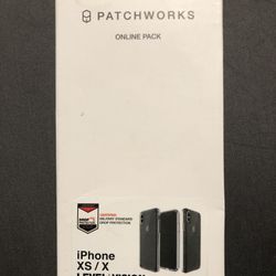 NEVER USED Patchworks Clear Phone Case Iphone X/XS