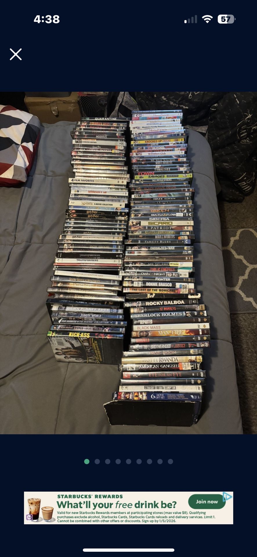 115 dVDS All Different Genres For $60