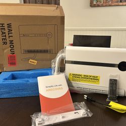 BRAND NEW Arecovas Wall Or Stand Alone  Heater Read Description For Details