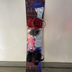Snowboard Size 156 With Large Bindings