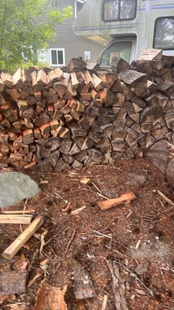 I split wood