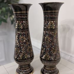 Light Metal Vases ($50.0 Each)