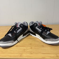Jordan 3 Black Cements 10.5 *NEW*