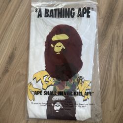White Bape Tee