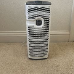 Bionaire True HEPA AER1 Mini Tower Air Purifier 3-Stage Filtration System White