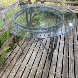 Outdoor Glass Table