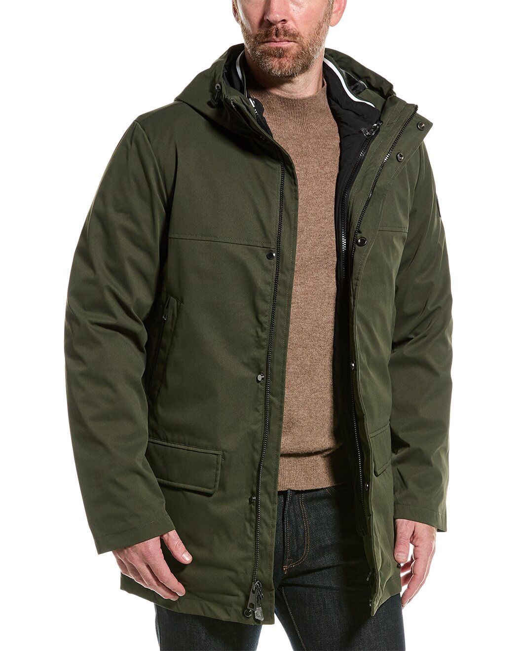 NEW Hunter Men's Birchen Premium 3 in 1 Jacket Green - Medium