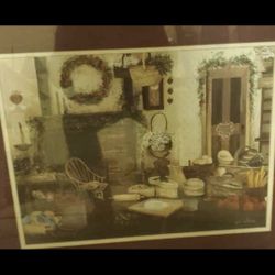 Oak Glass Picture Pat Ritcher