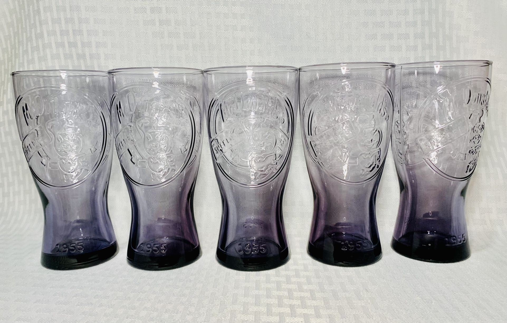 Vintage McDonald’s 1955 Speedee Glass Tumblers