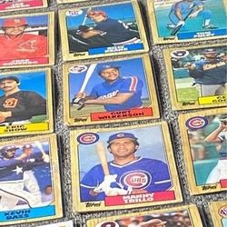 Vintage 1987 Topps Baseball Cards