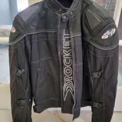 Joe Rocket Mens Motorcycle Jacket, Size L