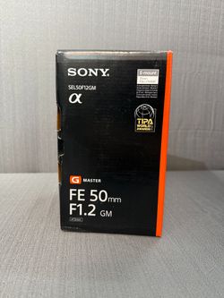Sony FE 50mm f/1.2 GM Lens (Sony E)