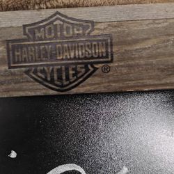 Harley Davidson Chalk Board