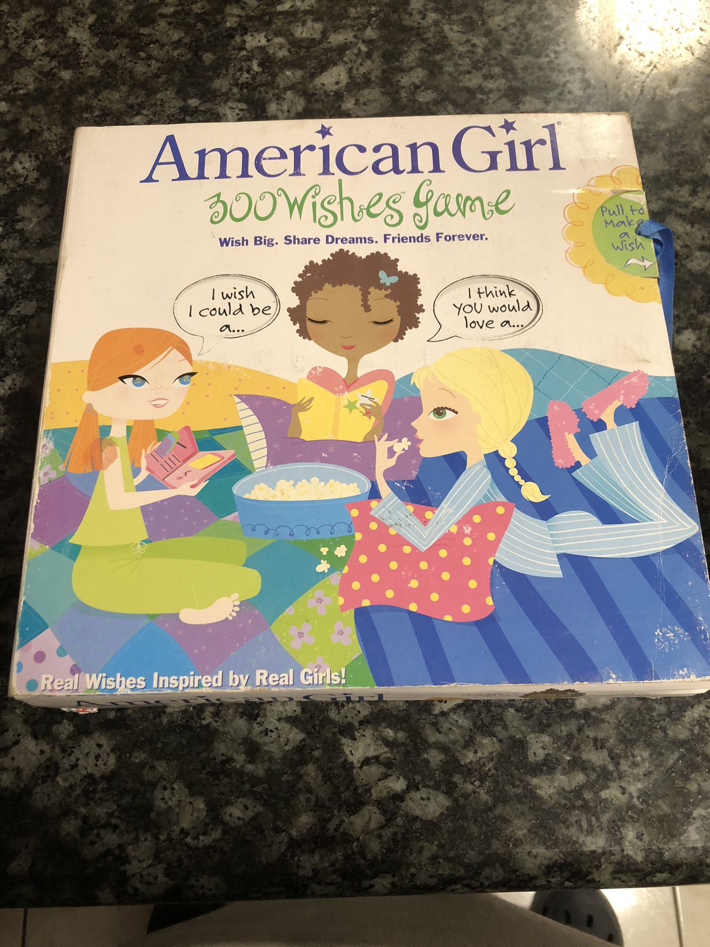 American Girl 300 Wishes Game Mattel 2005 w/ Box Cards & Diaries H1312