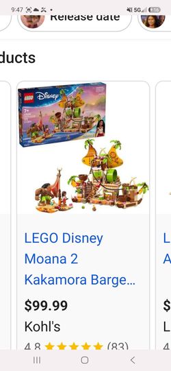 LEGO Disney Moana 2 Kakamora Barge Set