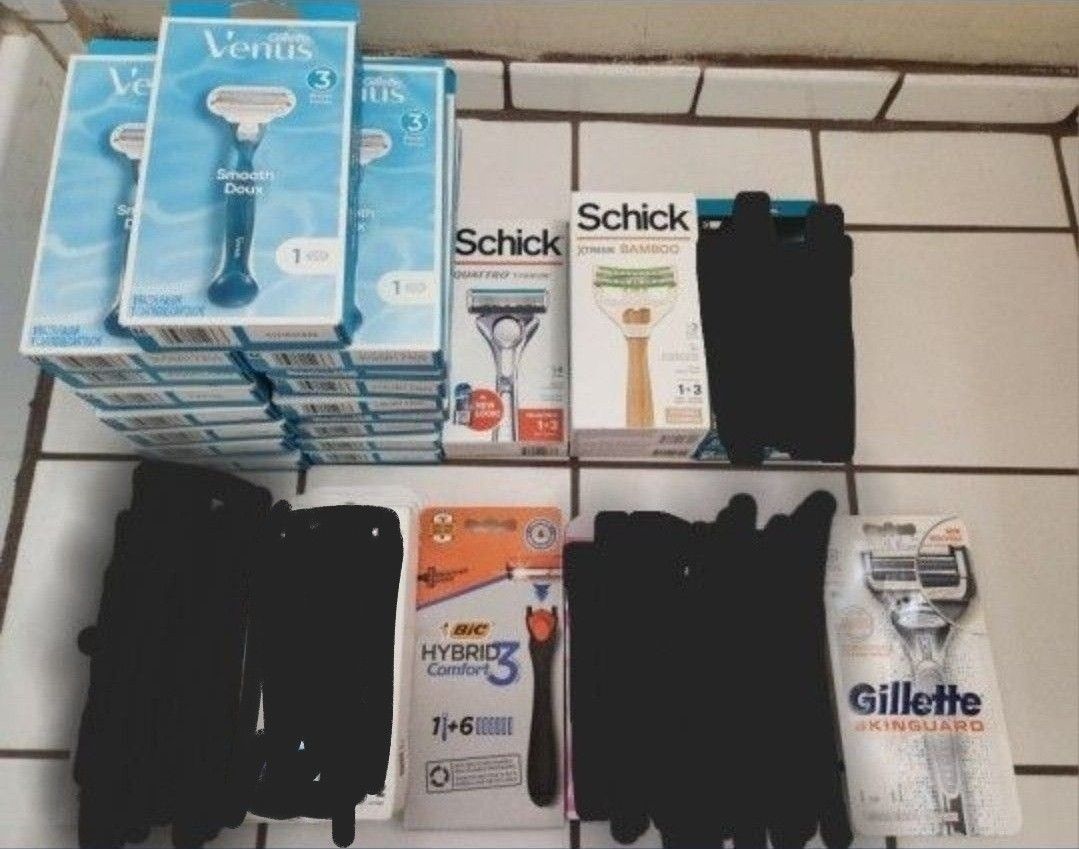$5 Each Gillette Mach 3, Venus, Schick Razors