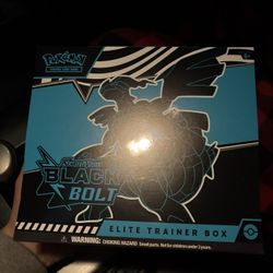 Sealed black bolt elite trainer box